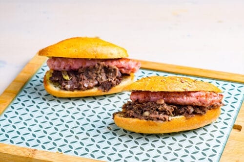 Bocatín Artesano 50gr Morcilla y Longaniza Blanca