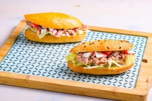 Bocatín Artesano 50gr Surimi, Atún y Lechuga
