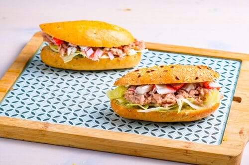 Bocatín Artesano 50gr Surimi, Atún y Lechuga