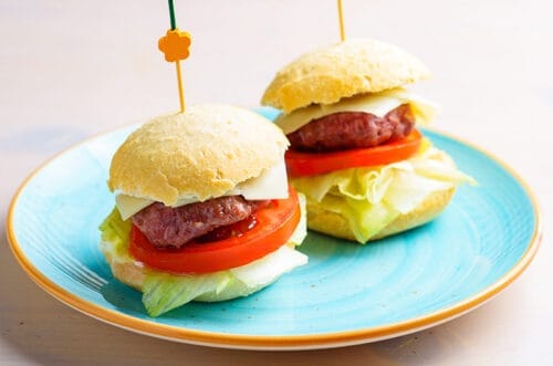 Bocado Mini Hamburguesa Vegetal
