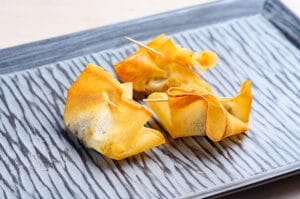 Saquito de Pasta Filo con Morcilla y Manzana