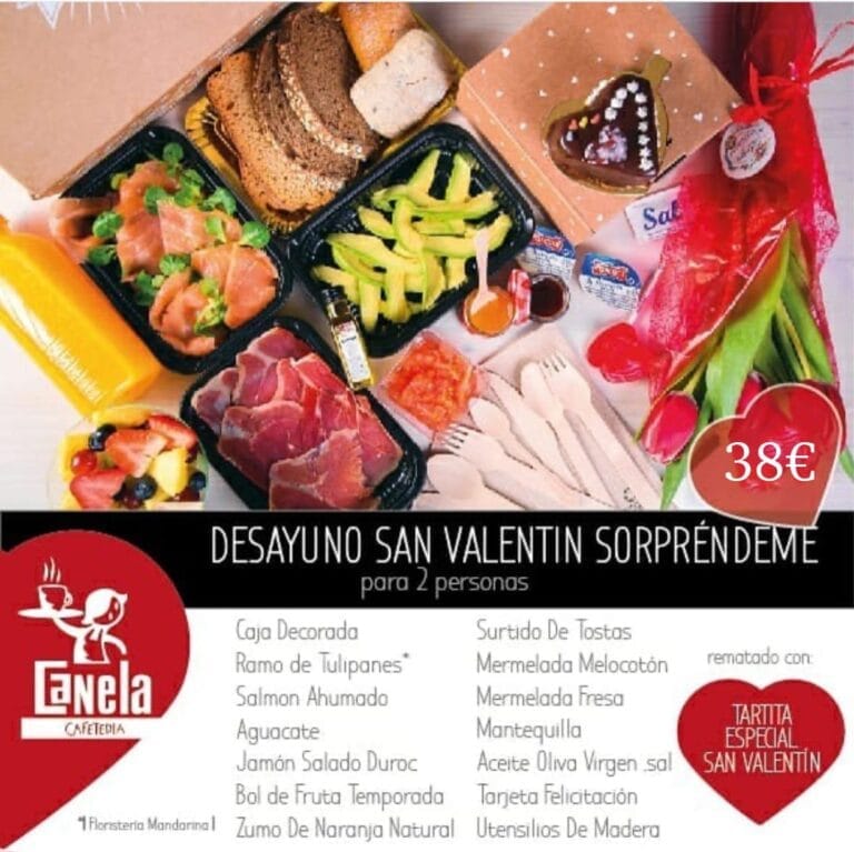 Desayuno San Valentín Sorpréndeme